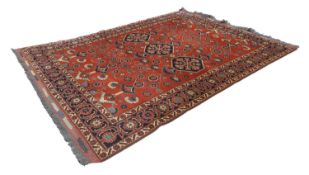 A Turkish wool rug, 20th century,