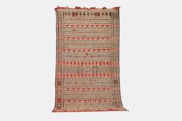 A kilim flatweave rug, 20th century,