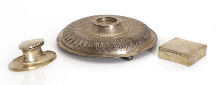 A Victorian silver centrepiece stand or base, by John Septimus Beresford, London, 1889,