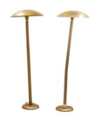 A pair of Art Deco-style uplighters, 20th century,