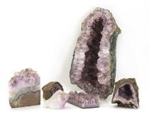 A large amethyst pillar