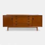 ▲ Arne Vodder (Danish, 1926-2009), a double-sided sideboard,