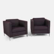 Walter Knoll, a pair of 'Foster' armchairs,
