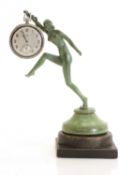 An Art Deco silver Omega pocket watch, c.1930s