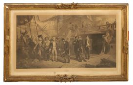 Charles Lewis after Thomas Barker, 1863, 'Nelson on board the San Joseph',