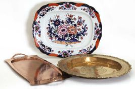 Art Nouveau copper tray, circa 1900