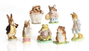 A collection of Beswick Beatrix Potter figures, 20th century,