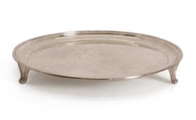 A silver salver,