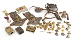 A collection of militaria