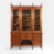 A Gillows of Lancaster mahogany display cabinet, late 19th century,