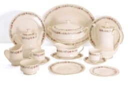 A Royal Doulton Paragon 'Belinda' porcelain tea and dinner service, 20th century,