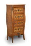 An early French kingwood and gilt metal mounted parquetry commode, early 20th century,