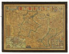 SPEED, John: Kent with her Cities and Earles described and observed.