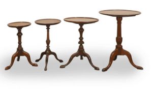 A collection of wine tables, 18th century and later,
