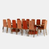Manner of Renato Zevi, a dining suite,
