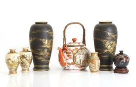 A collection of Japanese satsuma, 20th century,