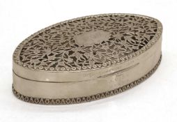 A silver Asprey lidded box,