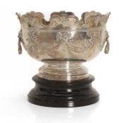 A late Victorian silver monteith,