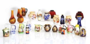 A large collection of Doulton miniatures,