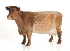 A Beswick shorthorn cow, 20th century,