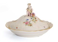 A Meissen tureen and cover, 19th century,