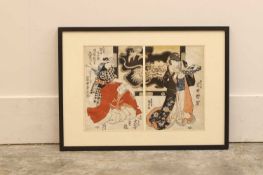 After Utagawa Kunisada 'Toyokuni III', late 19th/early 20th century,