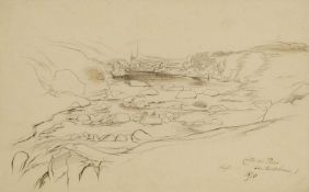 Edward Lear (British, 1812-1888) 'Certosa del Pesio (San Bartolomeo)'