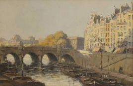 ▲ Alexandre Louis Jacob (French, 1876-1972) Le Pont Neuf, Paris