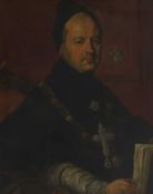 Swiss School, circa 1770 Portrait of an Abbot of St Gallen, half-length, wearing chains of office an