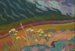 Viktor Templin (Russian, 1920-1994) 'Fields Blossoming'