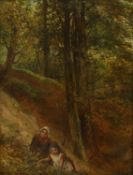 H... Neil (19th century) 'Blackberry Pickers, Hampstead Heath'