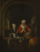After Gerrit Dou The herring seller