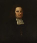 English School, late 17th century Portrait of a cleric, half-length, in a robe with preaching bands
