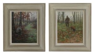 ▲ Ian MacGillivray (British, b.1964) 'On the Trail' and 'The Shot', 2016