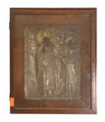 An icon of St Nicholas, Circa 19th century,