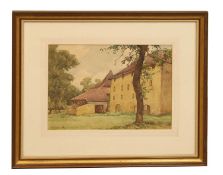 ▲ Phyllis Legge (British, 1892-1981) Chateau and farmhouse