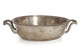 A silver serving dish, 1806
