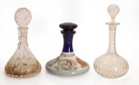 A British Navy Pussers Rum ceramic decanter,