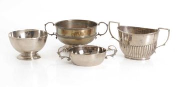 A silver sucrier,