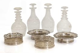 A collection of table glass, early 19th century,