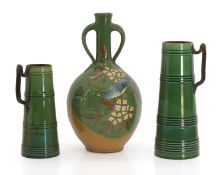 A C H Brannam Pottery vase, by William Baron,