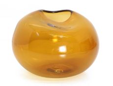 A Kate Hume studio glass vase, of recent manufacture,