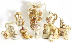 A extensive of collection Royal Worcester porcelain,