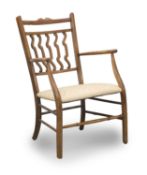 A Welsh Arts and Crafts armchair, 19th century,