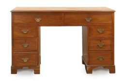 A George III mahogany desk,