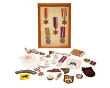 A group of WW2 medals,