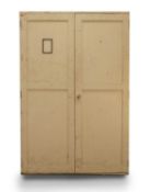 A pine plan cabinet, 20th century,