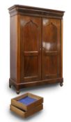 § A mahogany drinks cabinet, 19th century,