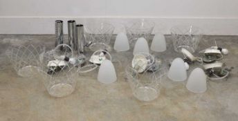 Three Flos Romeo Louis II S2 pendant lights,
