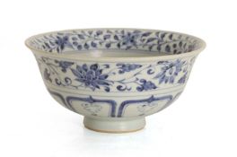 A Chinese blue and white bowl,